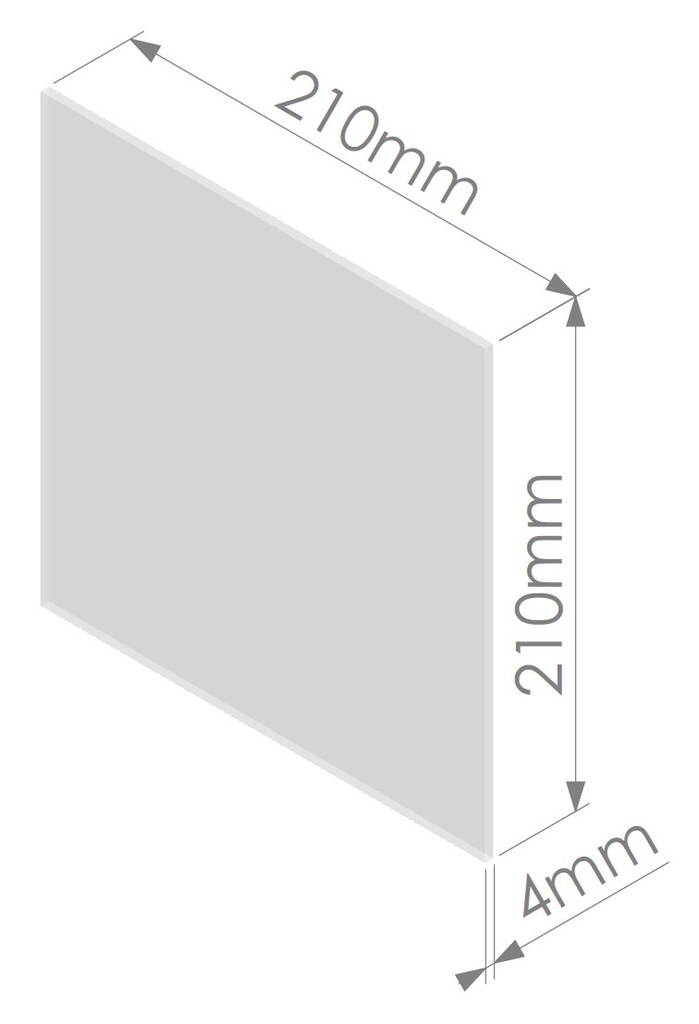 Glass 4x210x210