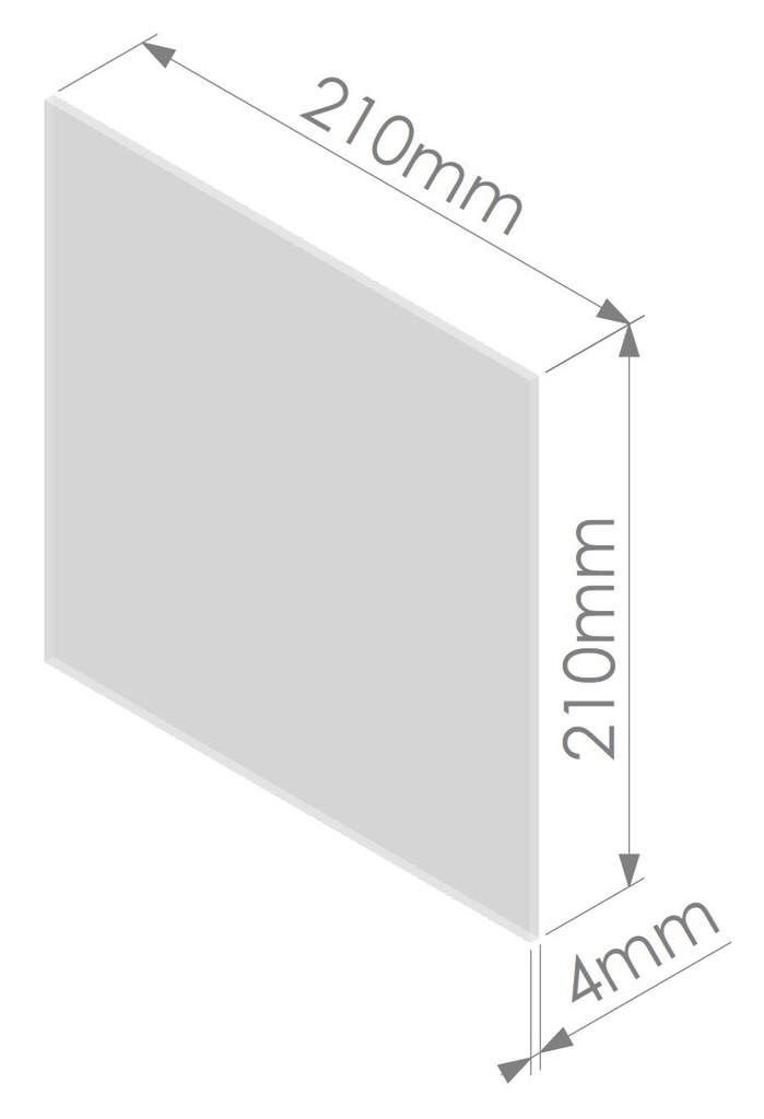 Glass 4x210x210