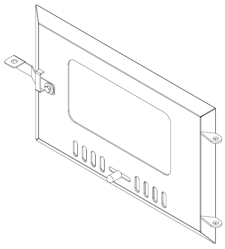 Doors for heater Octa with glass 304