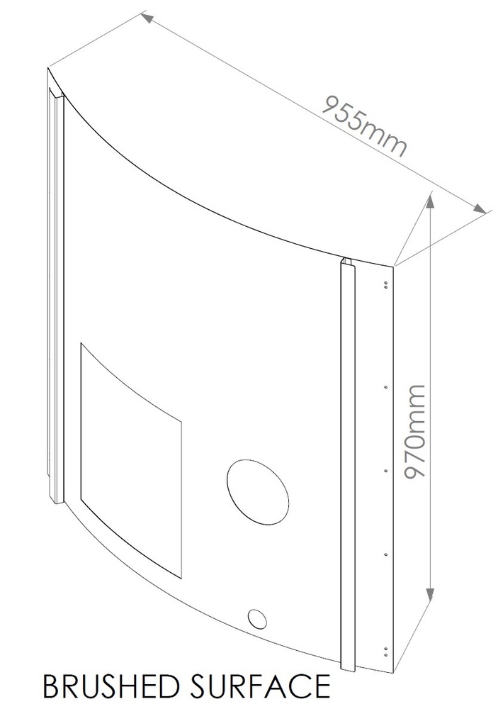 Front panel for heater Wellness for hot tub Delux Type E 430 GRID