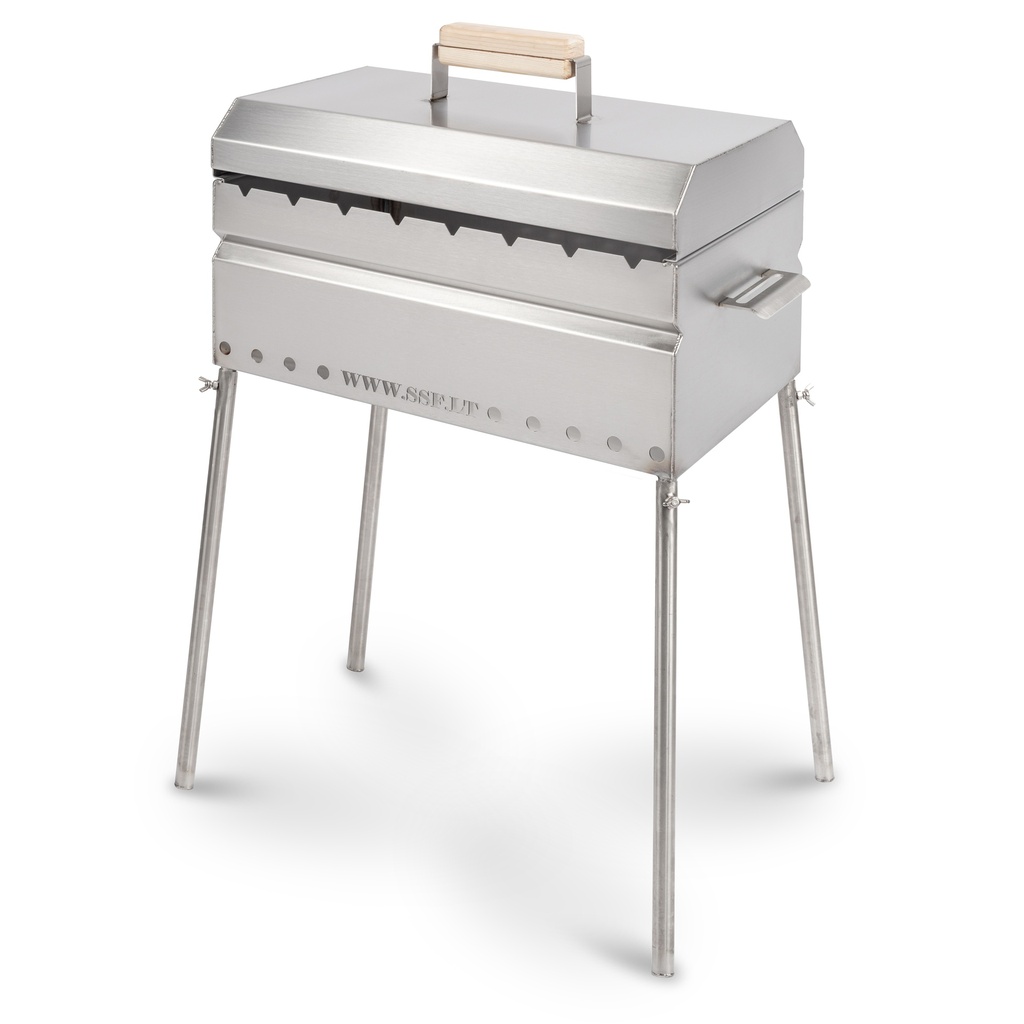 Classic barbecue SSF 500x300x200 with legs and lid 430