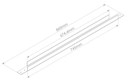 [381100001] Holder for heater Wellness L745 304