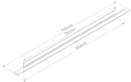 [381100002] Holder for heater Wellness L850 304