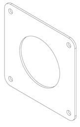 [382100004] Plate for d40 switch 304